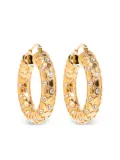 Versace Greca-engraved hoops - Gold