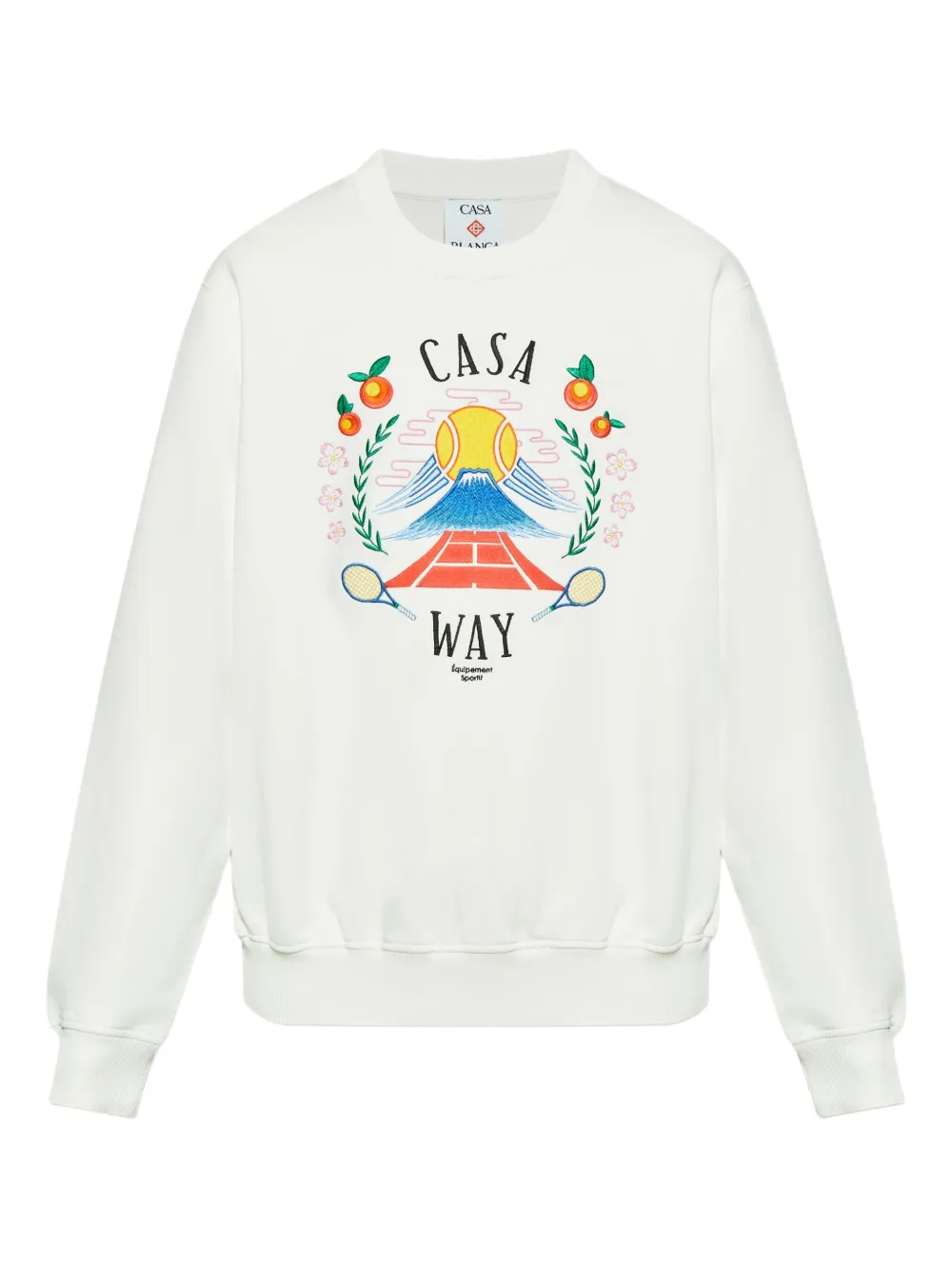 Casablanca graphic-print sweatshirt | White | Image 1