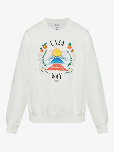 Casablanca sudadera con estampado gráfico