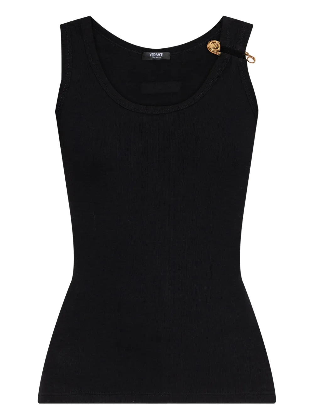 Versace camiseta con detalles en los hombros | negro | Image 1