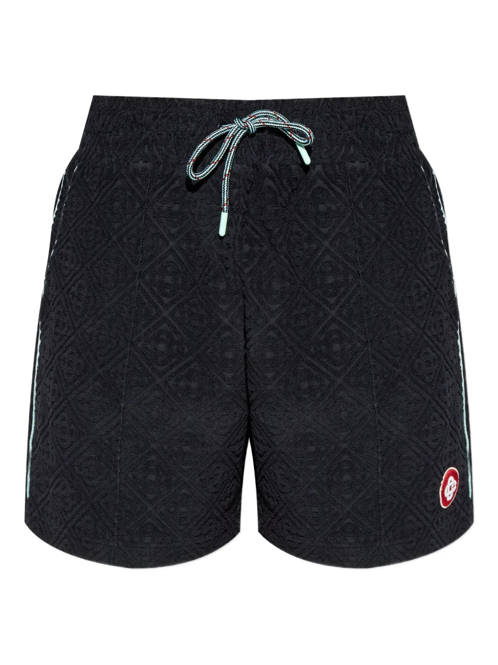 Casablanca embroidered shorts | Black | Image 1