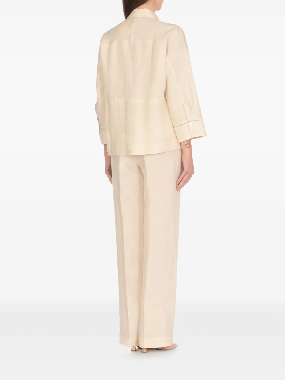 Shop Peserico Linen Top