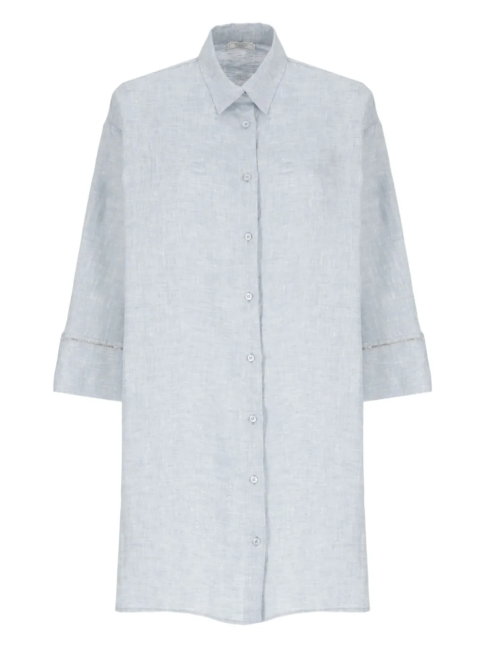 Peserico camisa de lino | azul | Image 1
