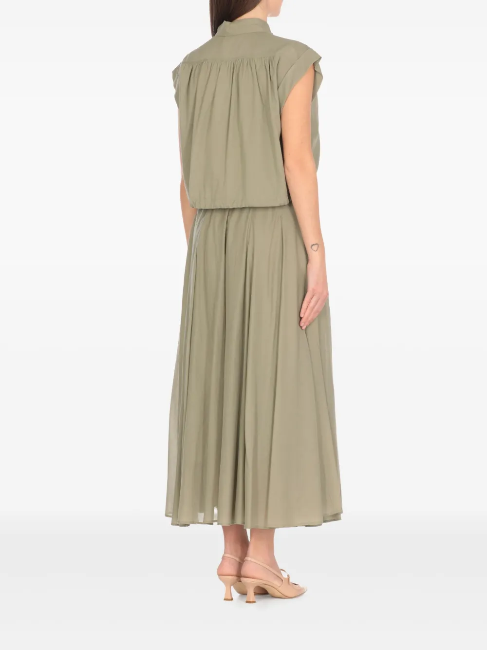 Peserico Mouwloos shirt Groen