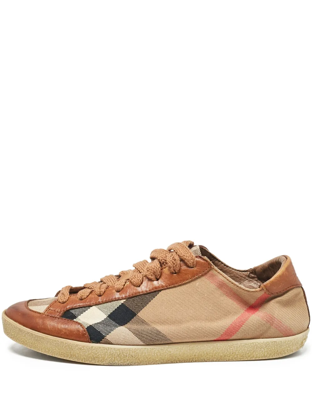 Burberry Pre-Owned Nova Check sneakers | Neutrals | Image 1