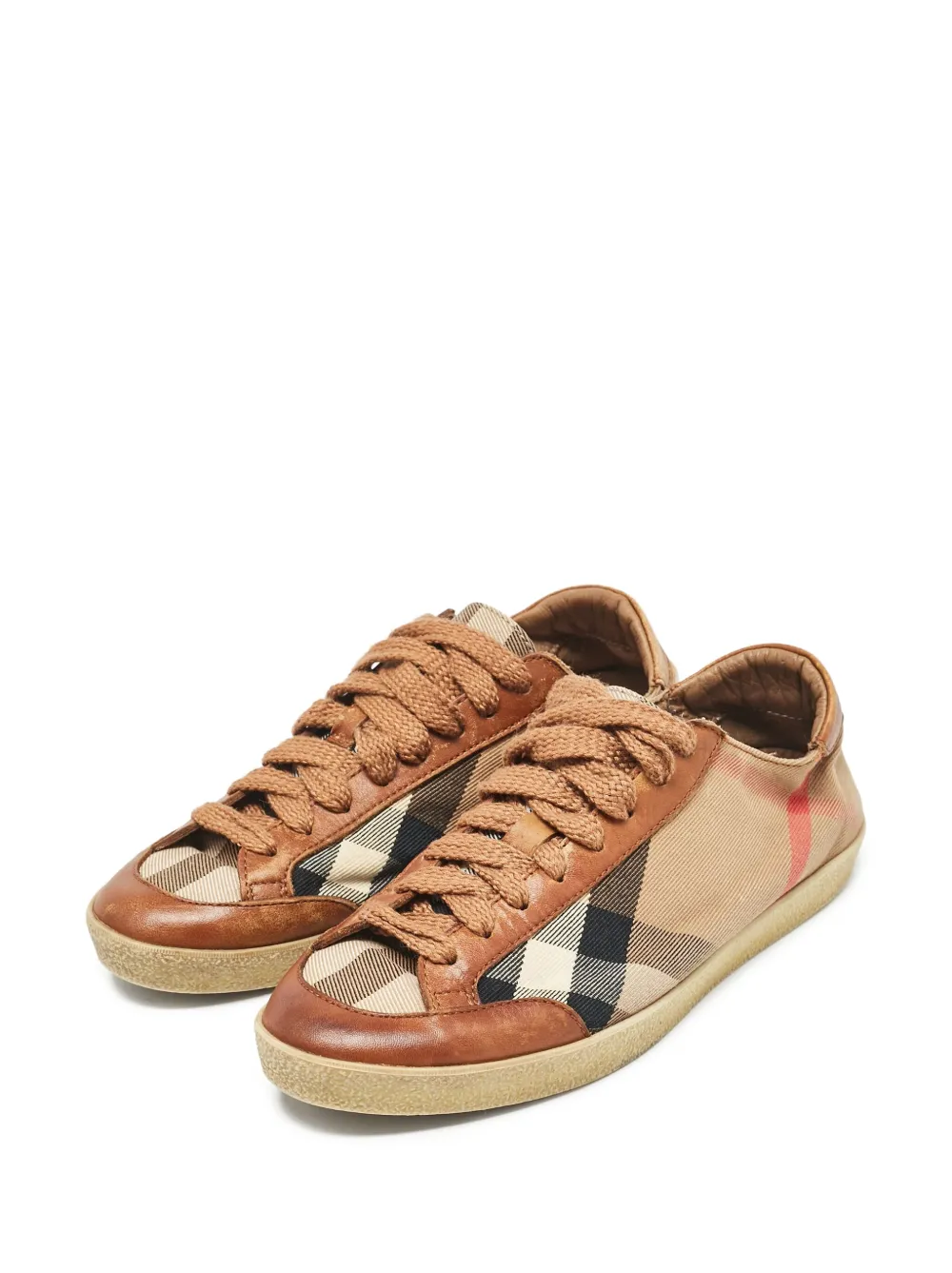 Burberry Pre-Owned Nova Check sneakers | Image 2
