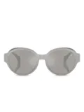 Moncler Eyewear oval-frame sunglasses - Silver