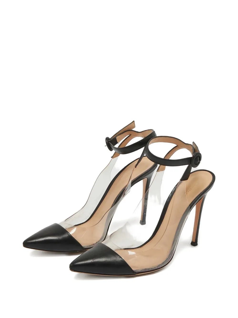 Gianvito Rossi Pre-owned 100 mm leren pumps - Wit