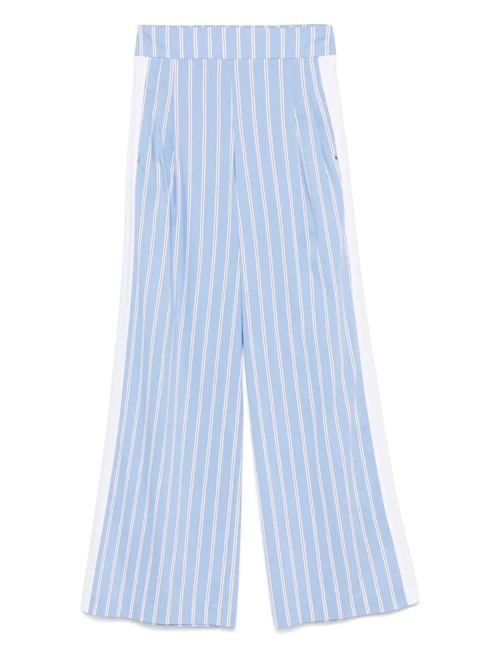 Patrizia Pepe striped poplin trousers | Blue | Image 1