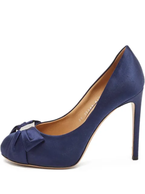 Ferragamo Pre-Owned satin pumps