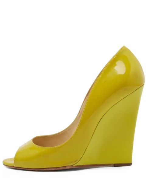 Jimmy Choo Pre-Owned エナメルレザー サンダル