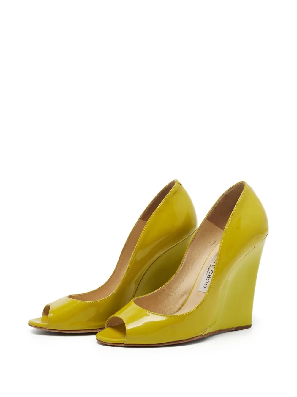 Jimmy Choo Pre-Owned sandalias de charol con tacón de 110mm | Image 2