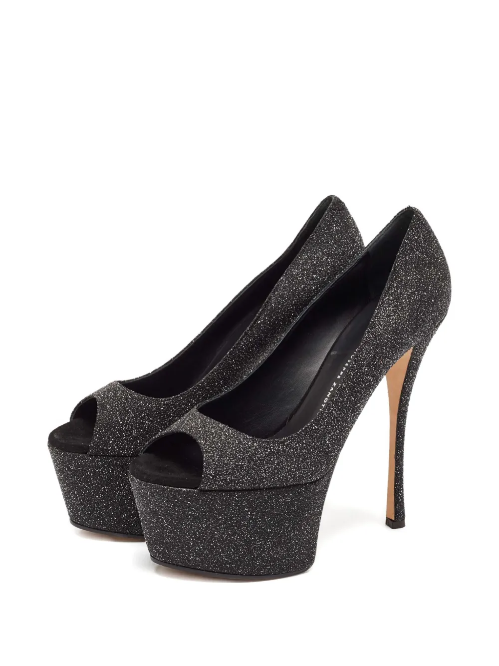 Giuseppe Zanotti Vintage Pre-owned 150 mm pumps met plateauzool - Zwart