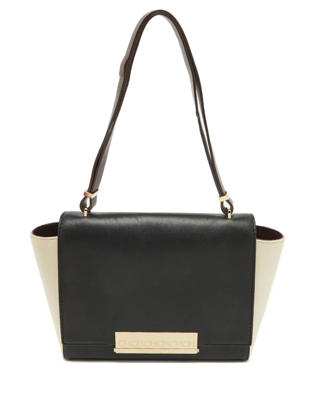 Carolina Herrera Vintage Pre-owned two-tone tote bag | Black | Image 1