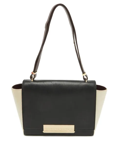 Carolina Herrera Vintage Pre-owned two-tone tote bag