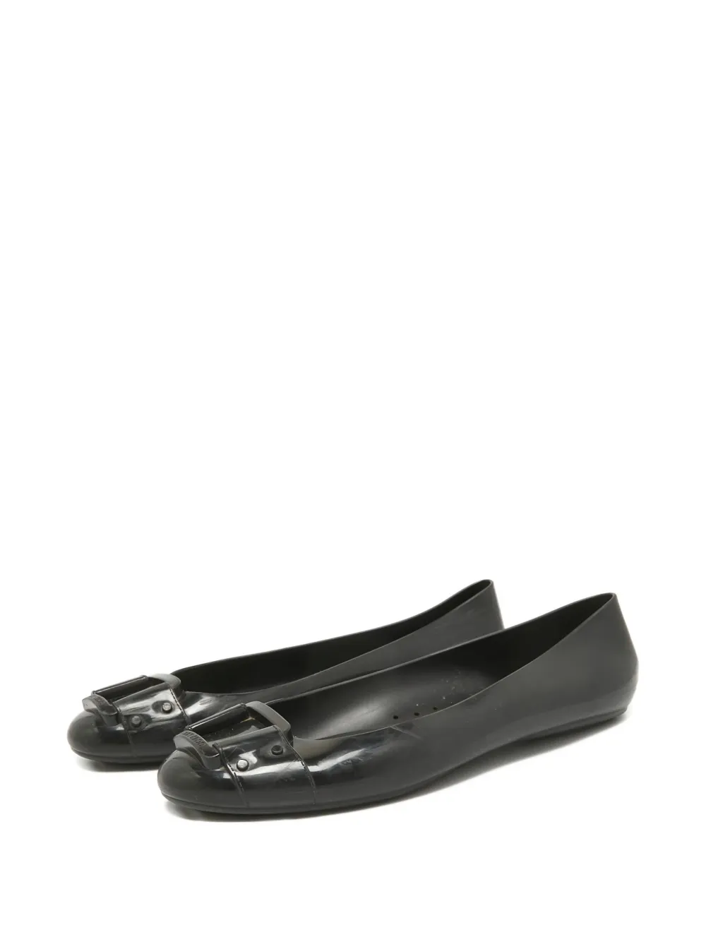 Jimmy Choo Pre-Owned 2024 buckle-embellished ballet flats | Image 2