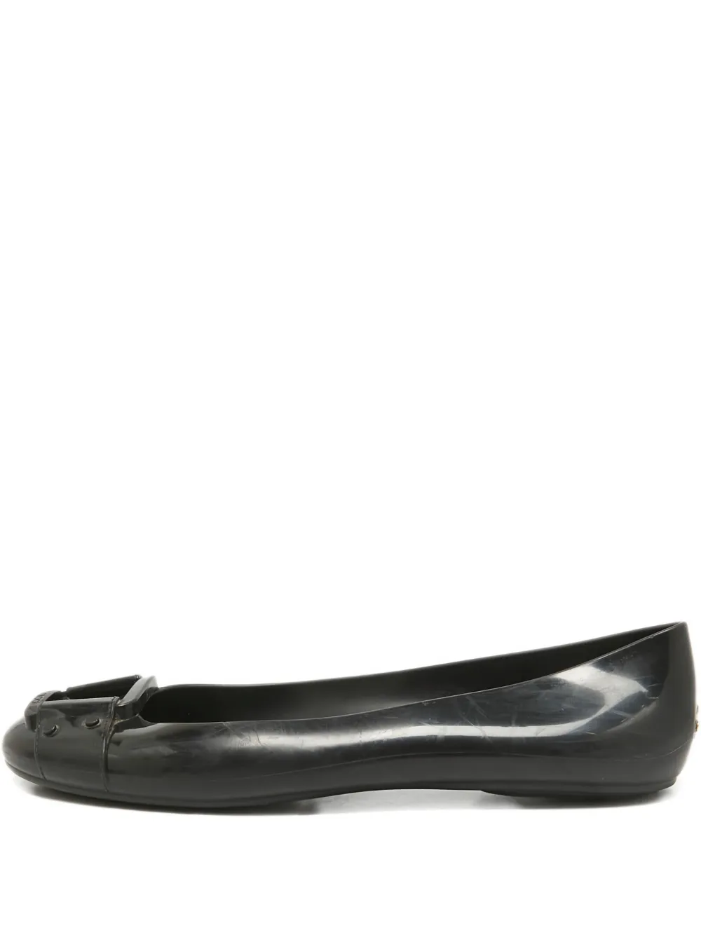 Jimmy Choo Pre-Owned 2024 buckle-embellished ballet flats | Black | Image 1