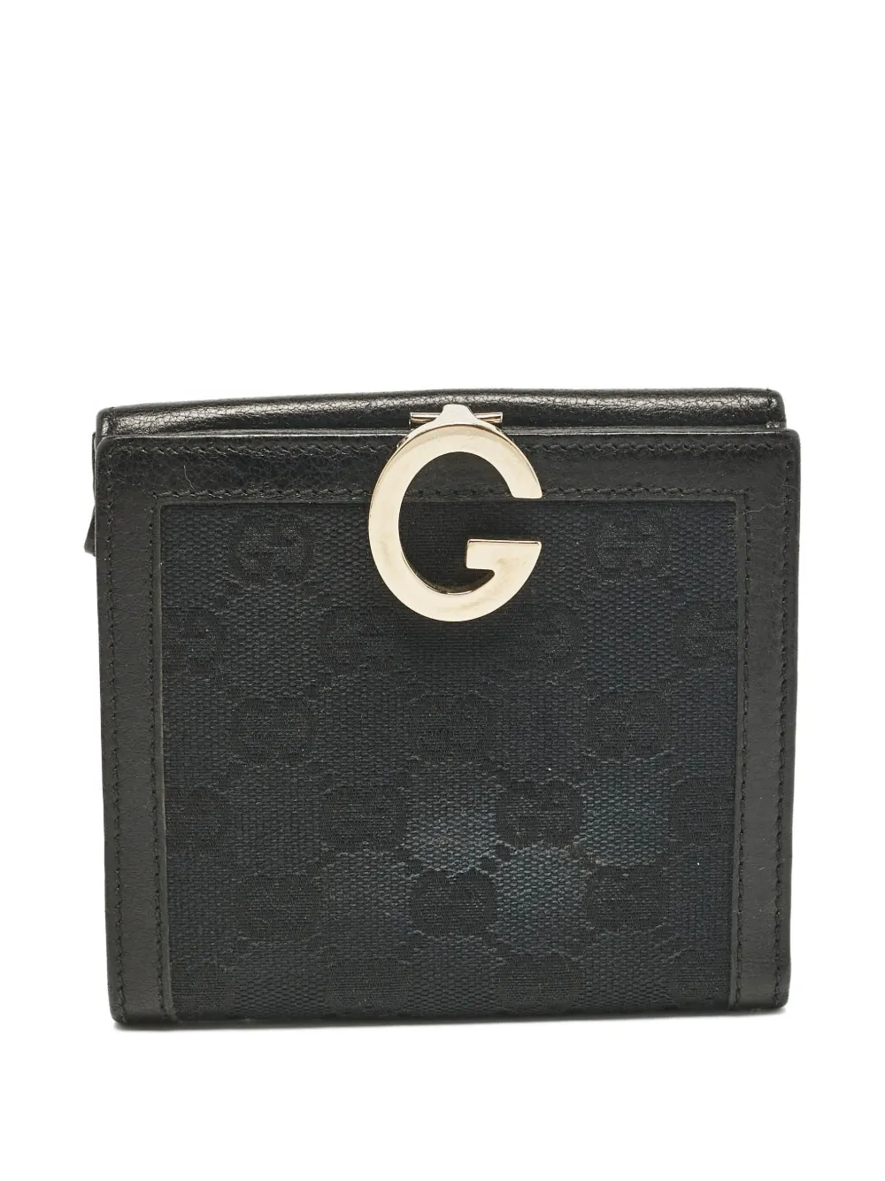 Gucci Pre-Owned レザー GGパターン 財布 - ブラック Gucci Pre-Owned レザー GGパターン 財布 - ブラック