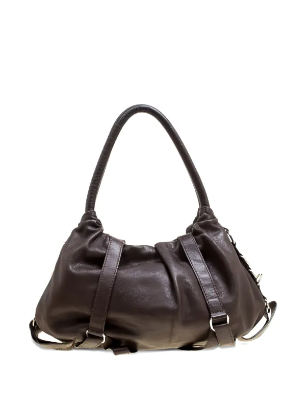 Sonia Rykiel Pre-Owned スタッズ ショルダーバッグ | ブラウン