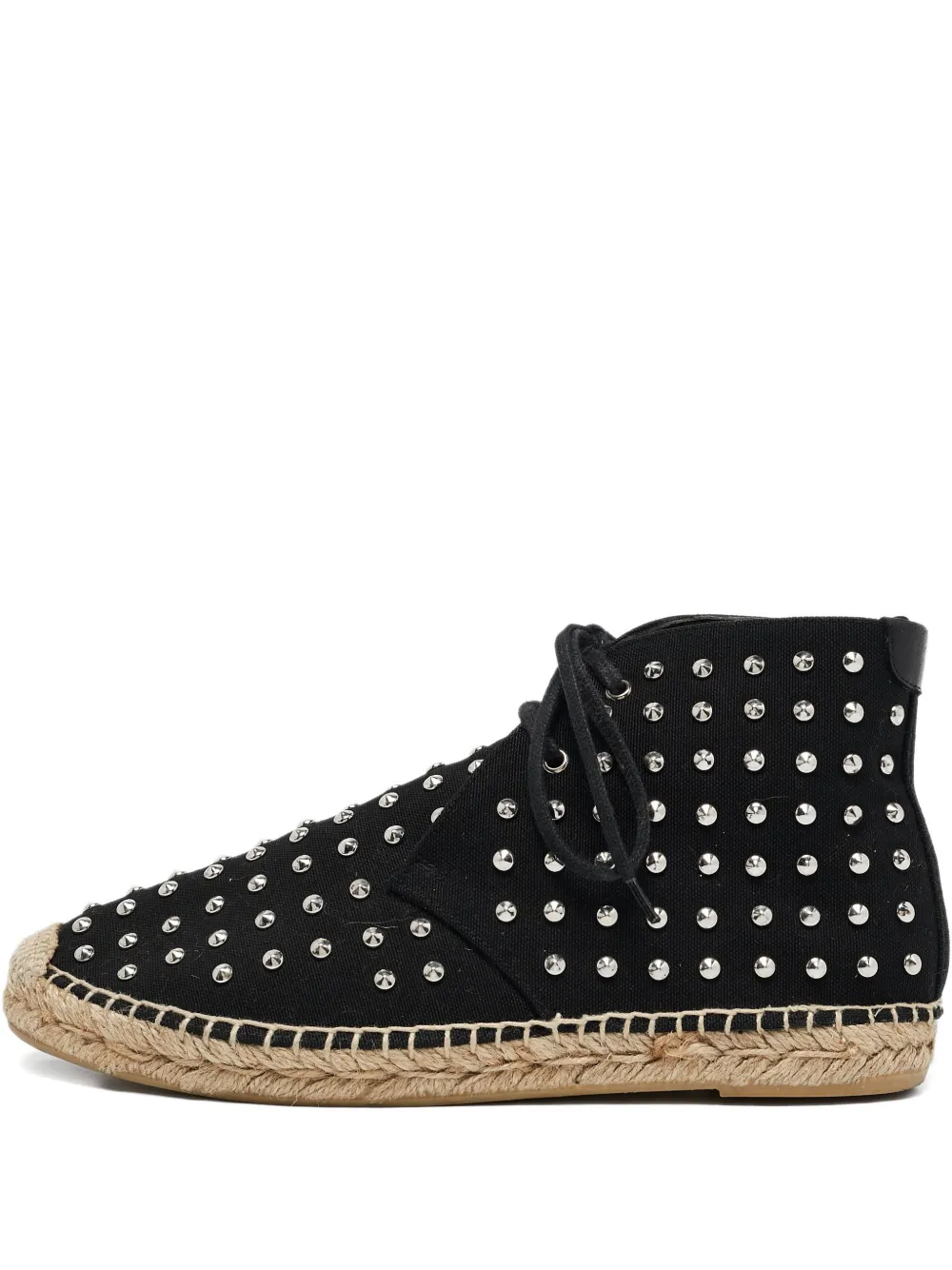Saint Laurent Pre-Owned studded espadrilles | Black | Image 1