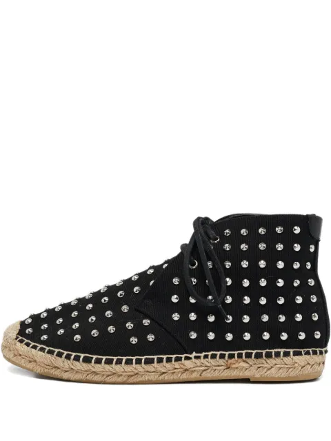 Saint Laurent Pre-Owned studded espadrilles