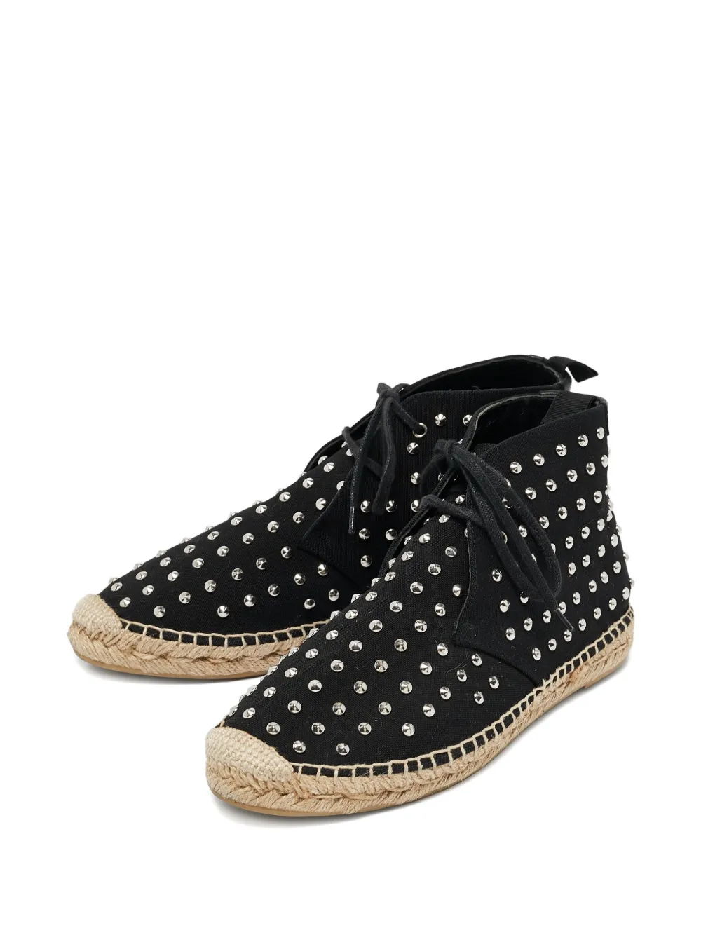 Saint Laurent Pre-Owned studded espadrilles | Flat Espadrilles | Image 2