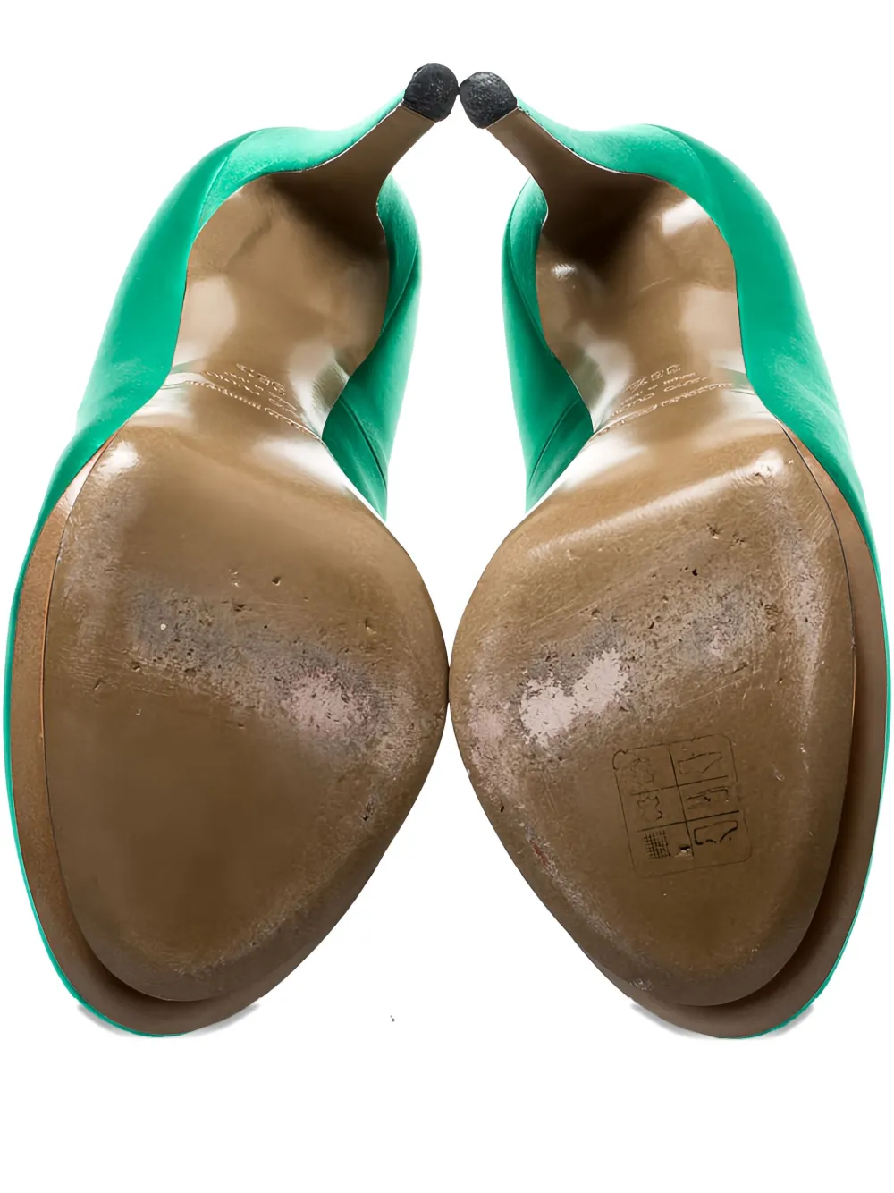 Nicholas Kirkwood 140mm platform stiletto pumps - Verde