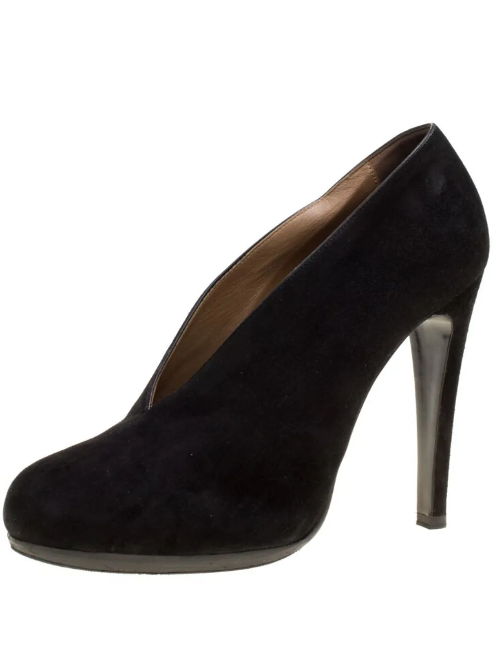 Hermès Pre-Owned escarpins Florida 115 mm en daim | noir | Image 1