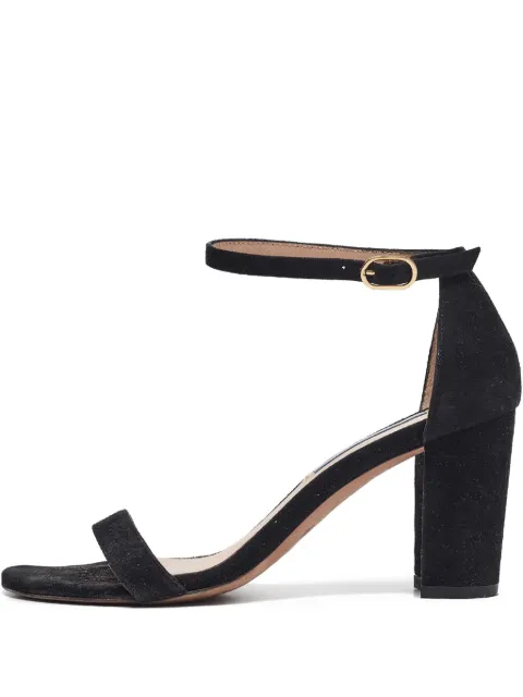 Stuart Weitzman 80mm pre-owned block-heel ankle-strap sandals