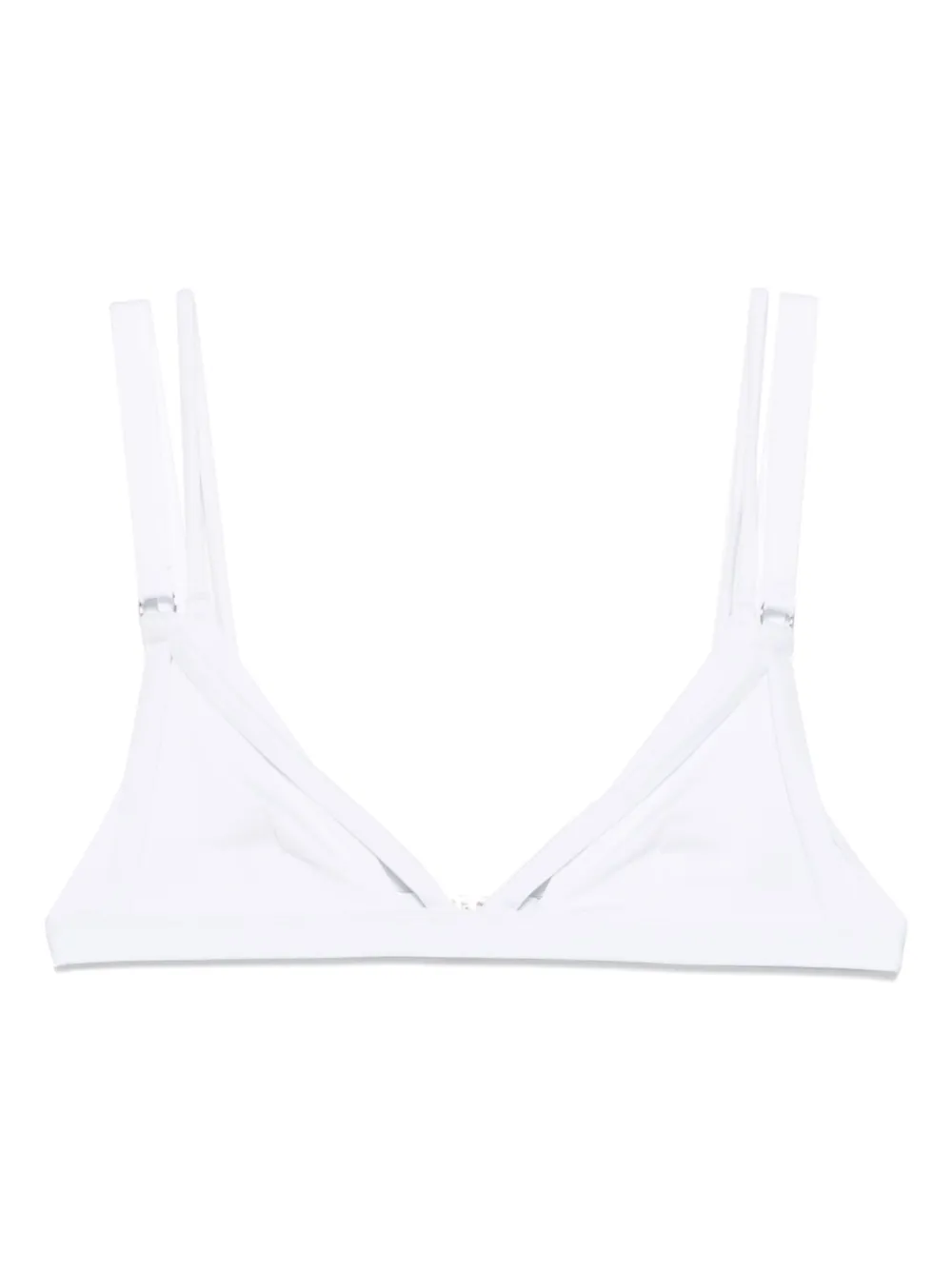 Maison Close Fatale triangel bikinitop Wit