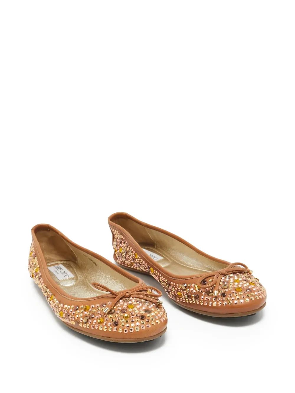 Jimmy Choo Pre-Owned flats con detalles de cristal | Image 2
