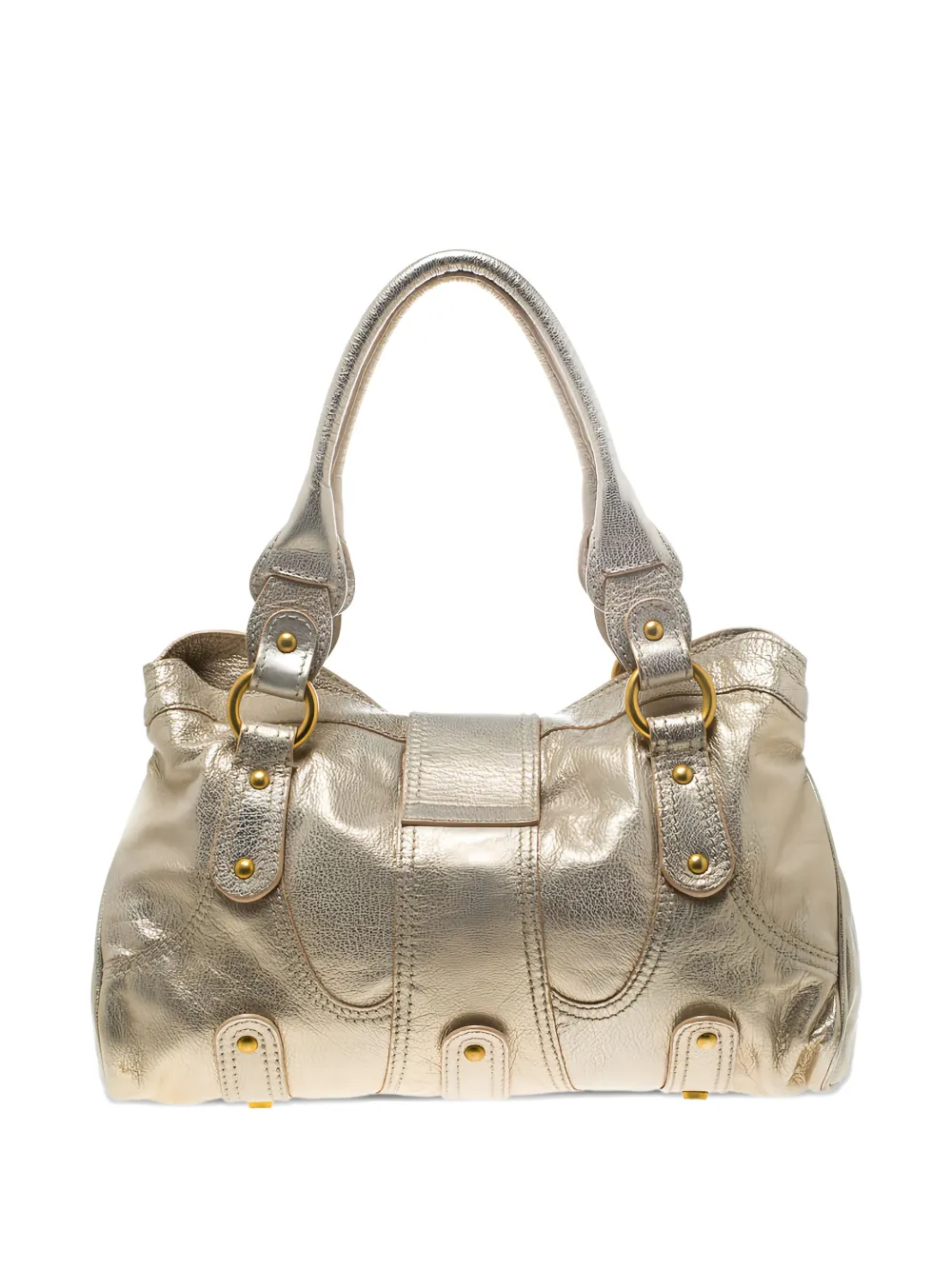 Valentino Garavani Pre-Owned Leather Crystal Catch shoulder bag | Image 2