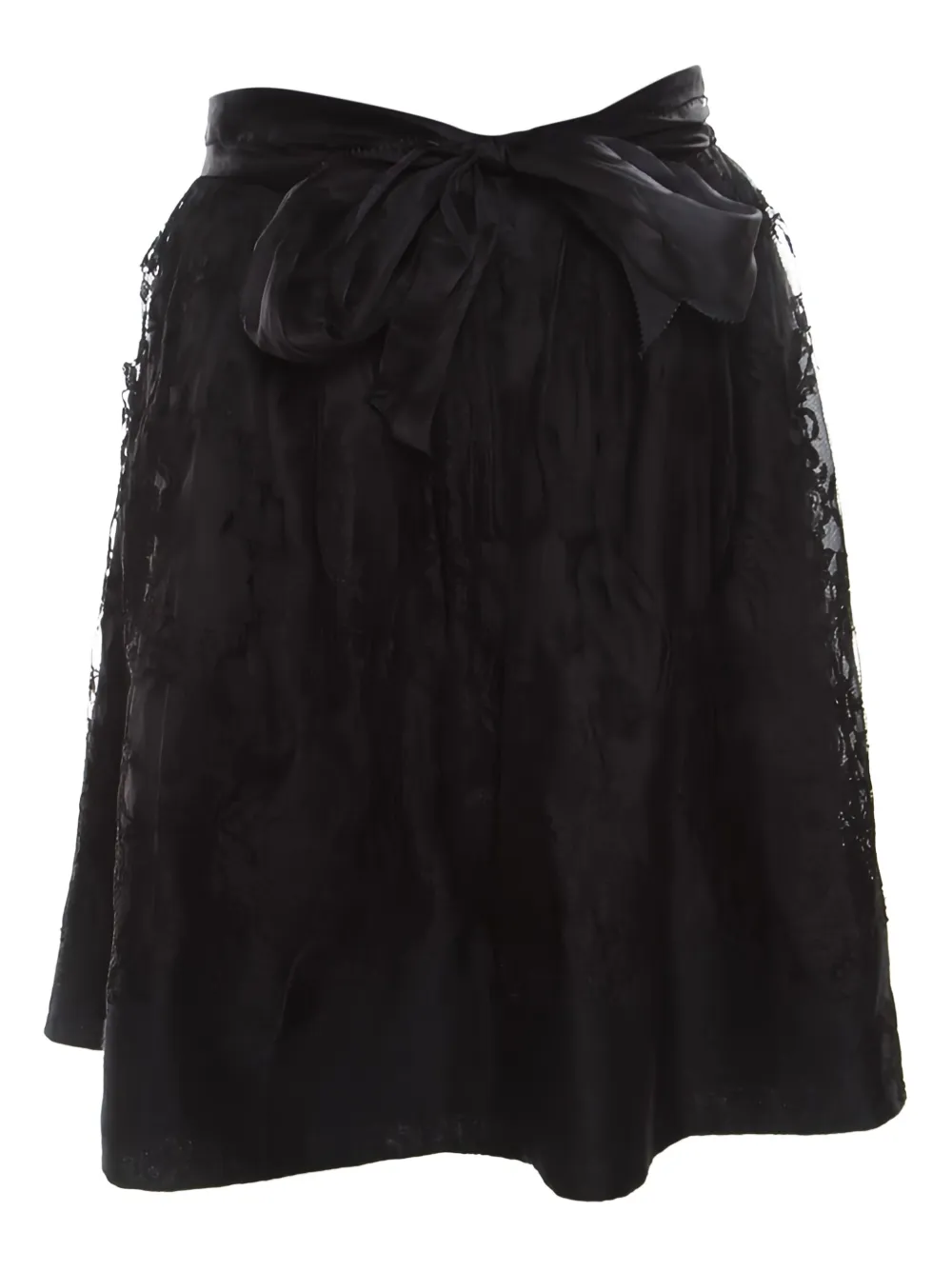Ermanno Scervino Vintage Gonna con fiocco - Nero