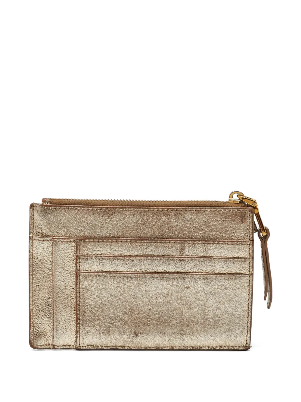 Miu Miu Pre-Owned korthållare i läder med dragkedja | Image 2