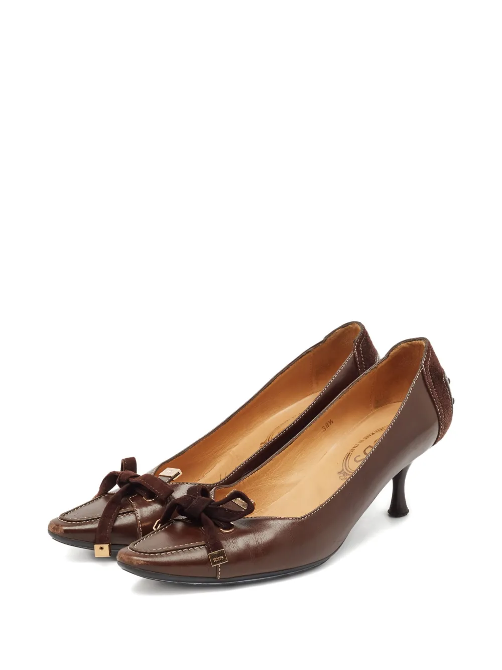 Tod's Vintage 55mm leather heeled pumps | Image 2