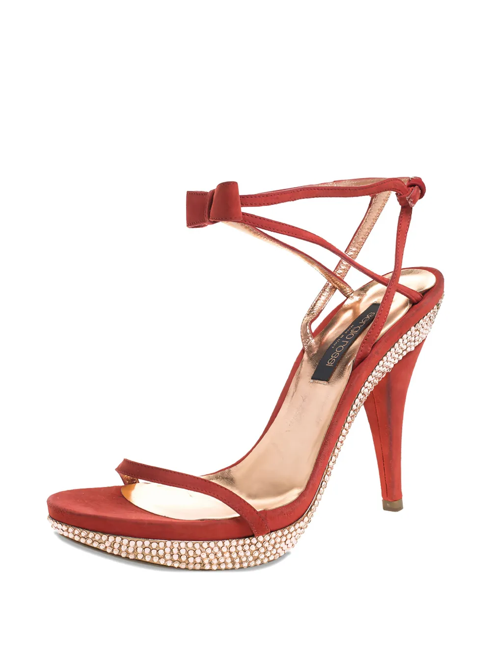 Sergio Rossi Vintage 110mm rhinestone-embellished sandals | Heeled Sandals | Image 2