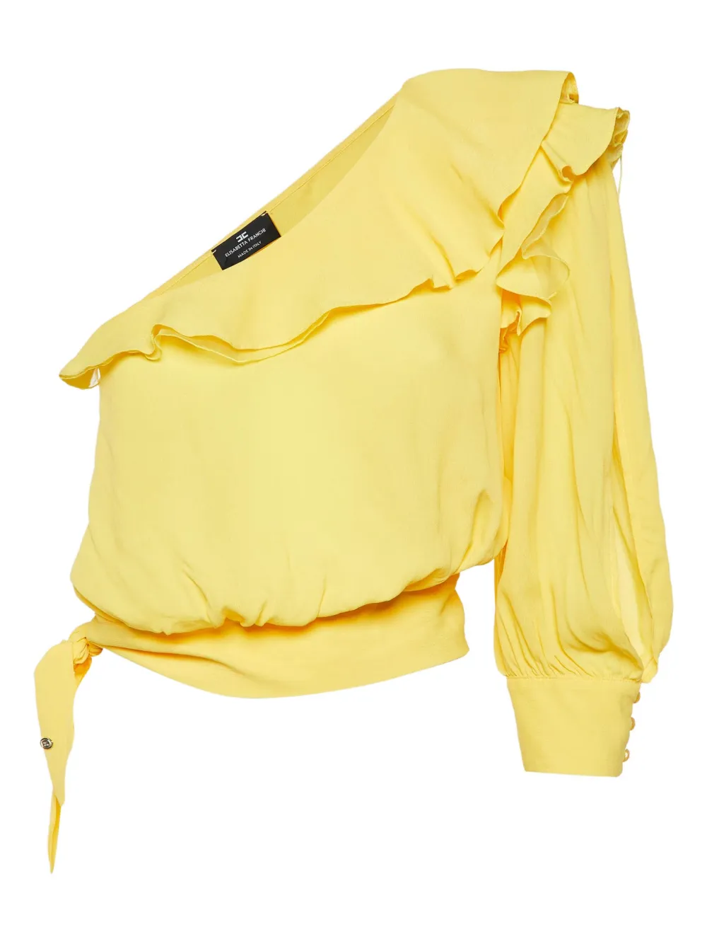 Elisabetta Franchi pre-owned ruffled one-shoulder blouse | Yellow | Image 1