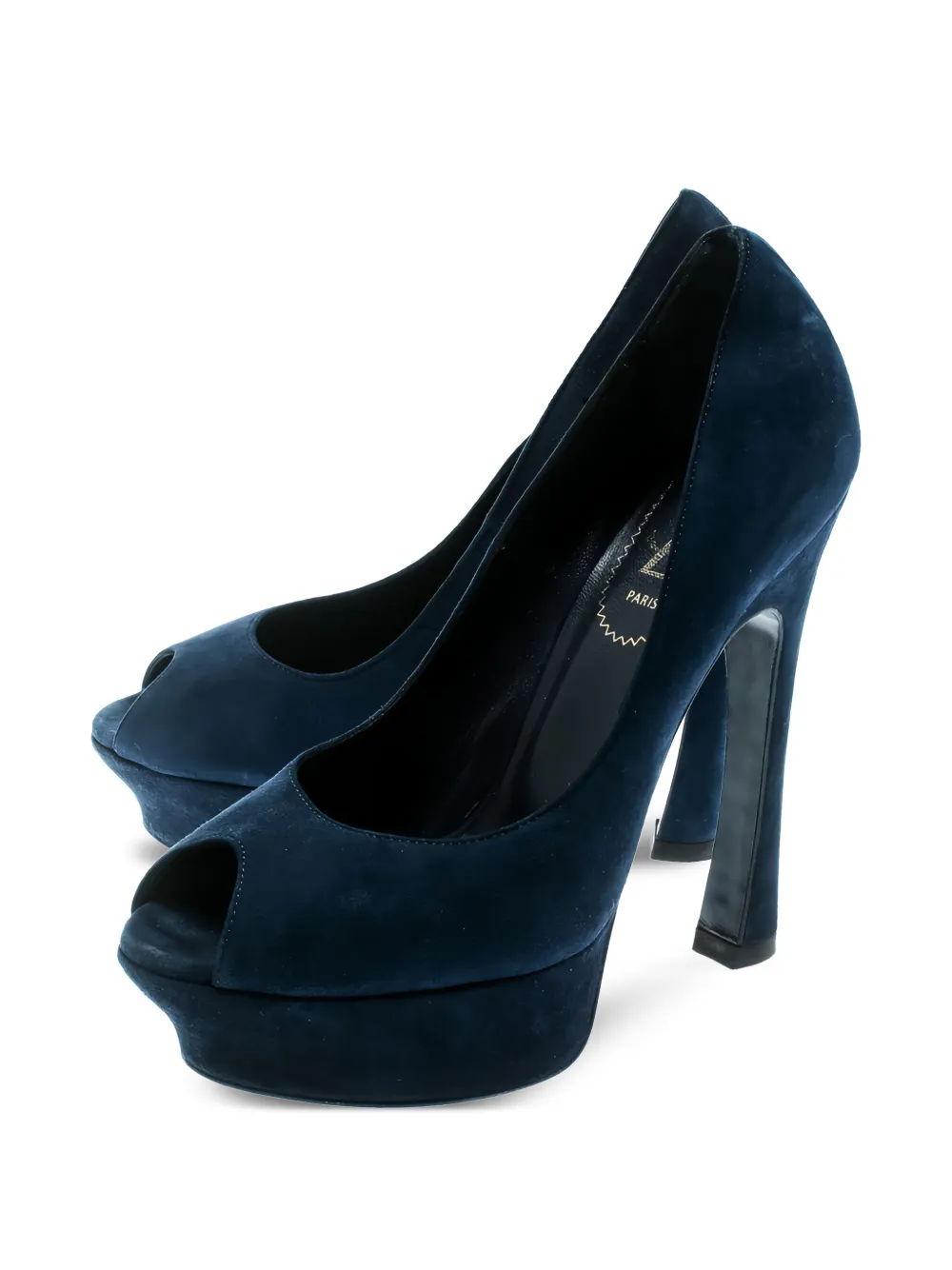 Saint Laurent Pre-Owned Palais pumps met hak - Blauw