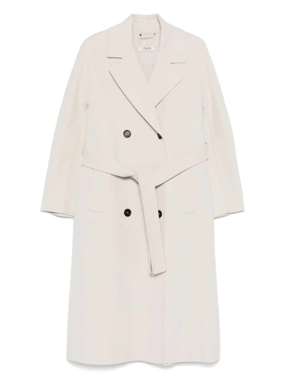 'S Max Mara virgin wool double-breasted coat - ニュートラル 'S Max Mara virgin wool double-breasted coat - ニュートラル