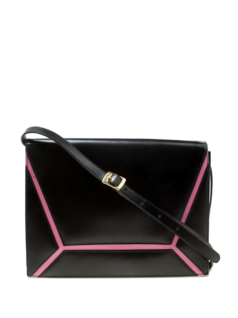 Escada Pre-Owned leather shoulder bag | Black | Image 1
