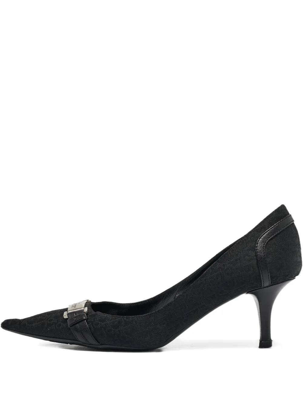 Christian Dior Pre-Owned 70mm Diorissimo pointed-toe pumps - ブラック Christian Dior Pre-Owned 70mm Diorissimo pointed-toe pumps - ブラック