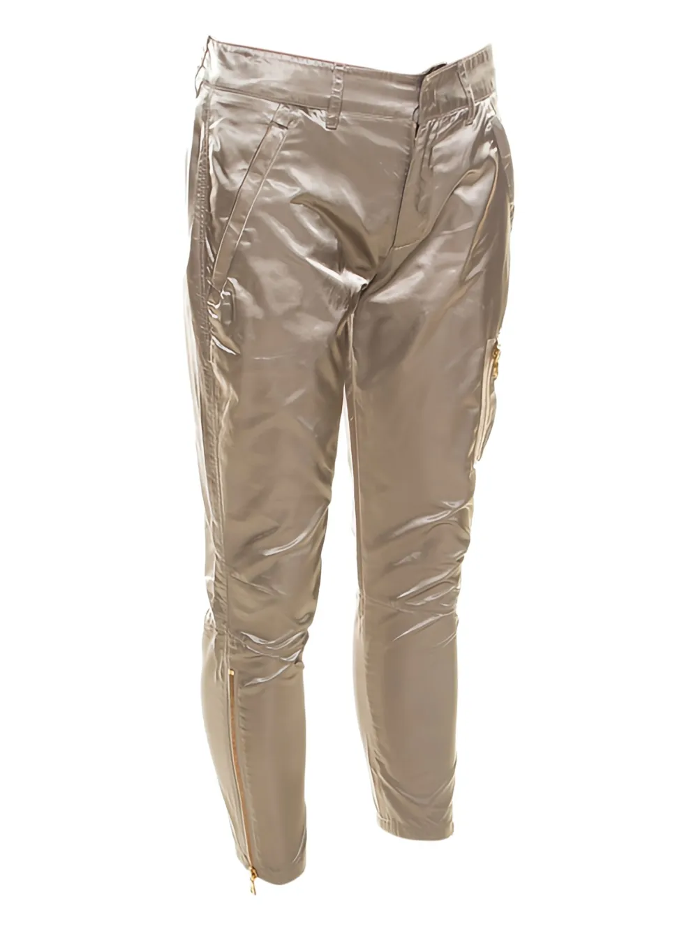 Prada Pre-Owned Pantaloni lamé - Toni neutri