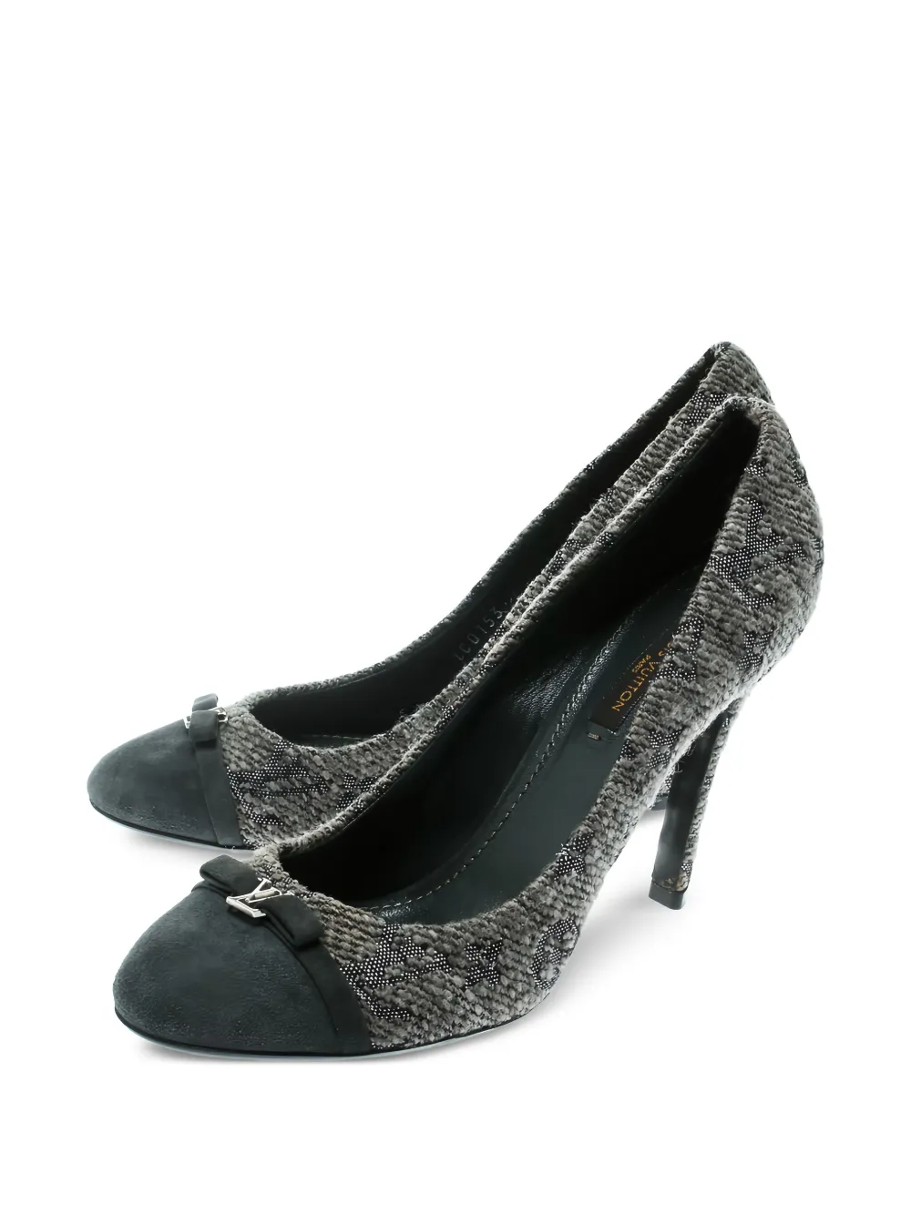Louis Vuitton Pre-Owned Pumps met suède hak - Grijs