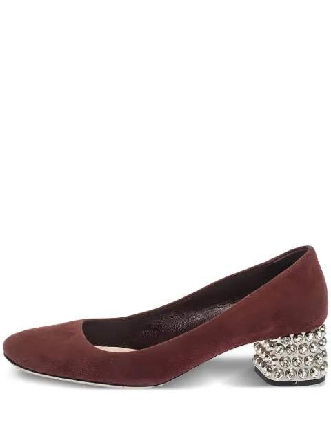 Miu Miu Pre-Owned 60mm suede pumps