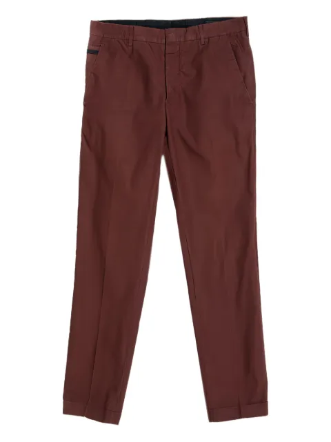 Prada Pre-Owned cotton chino trousers