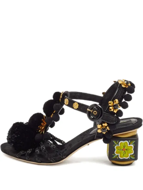 Dolce & Gabbana Pre-Owned Sandalen aus Leder 55mm