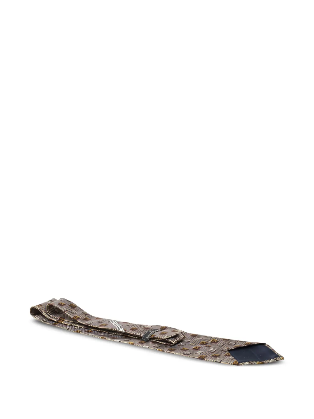 Ermenegildo Zegna Vintage geometric-pattern silk tie | Image 2