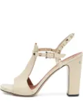 Valentino Garavani Pre-Owned 105mm Rockstud-detailed sandals - Neutrals