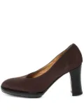 Casadei Vintage pre-owned suede platform pumps - Brown