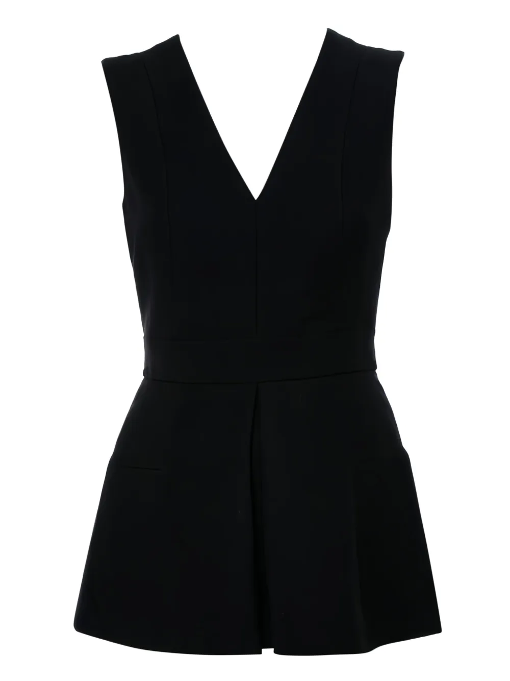 sleeveless peplum top